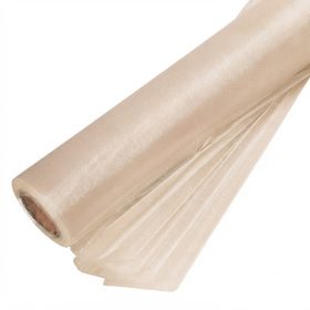 Organza 23 cm*10m Bézs