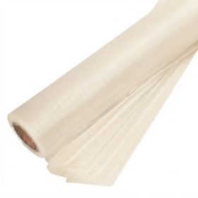 Organza 23 cm*10m Törtfehér