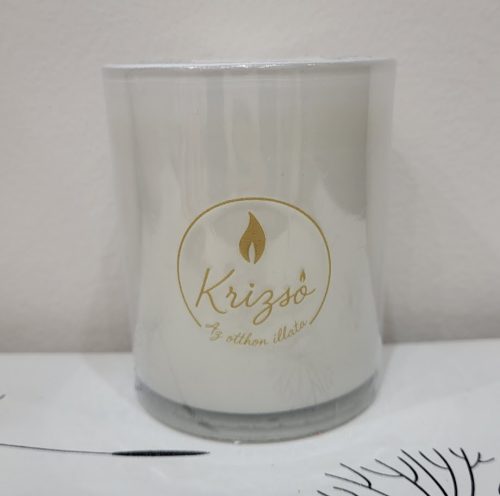 Aranyfényű Klasszikus – Kézműves Szója-Kókuszviasz Gyertya Fa Kanóccal