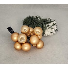 Bézs intenzív 2cm üveg gömb