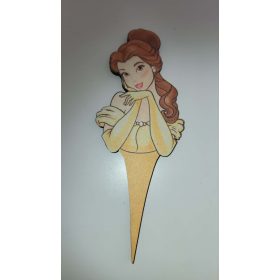 Belle (Szépség és a Szörnyeteg) Fa Virágbeszúró 17 cm