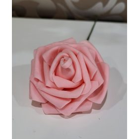 Barackszínű polifoam rózsa 7 cm