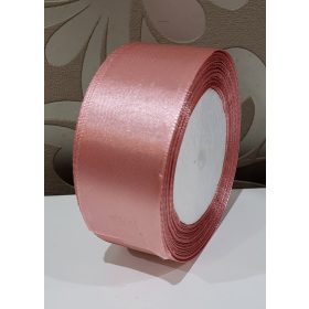 Szaténszalag 4 cm-es Halvány lazac