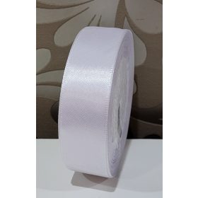 Szaténszalag 2,5 cm-es Fehér