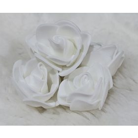 Habrózsa 3 cm-es Fehér