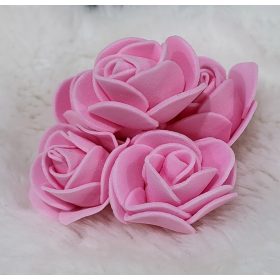 Habrózsa 3 cm-es Babarózsaszín