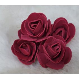 Habrózsa 3 cm-es Bordó