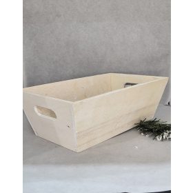 Fa láda trapéz alakú M9x26x16