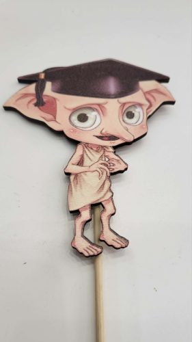  Diplomás Dobby a Házimanó Fa Virágbeszúró 10 cm