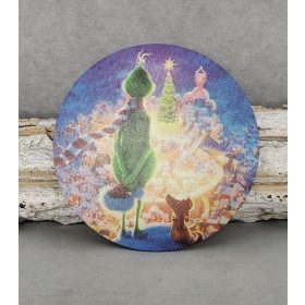 Grincs a kutyájával tábla