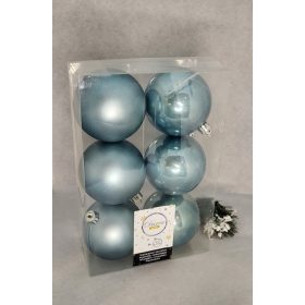 Hajnal kék 8cm műanyag gömb