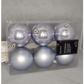 Homályos kék 8 cm műanyag gömb