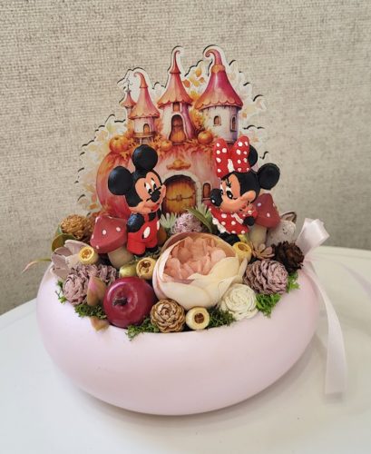 Mickey és Minnie egér dekoráció
