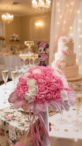 Minnie Kedvence Örök Habrózsa Csokor