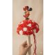 Piros-Fehér Elegancia – Minnie-s Habrózsa Csokor