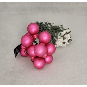 Pink rózsaszín matt 2cm üveg gömb