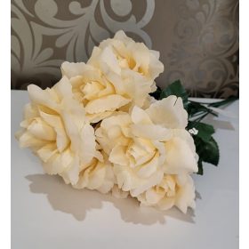 Rózsa csokor-szatén,barackszínű