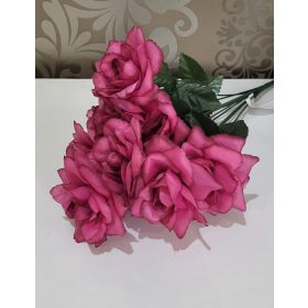 Rózsa csokor-szatén,magenta