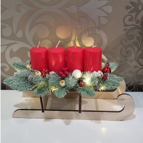 Hófedte Csoda" adventi asztaldísz