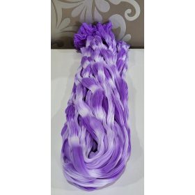 Tarka harisnya-Világos lila/fehér