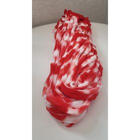 Tarka harisnya-Világos piros/fehér